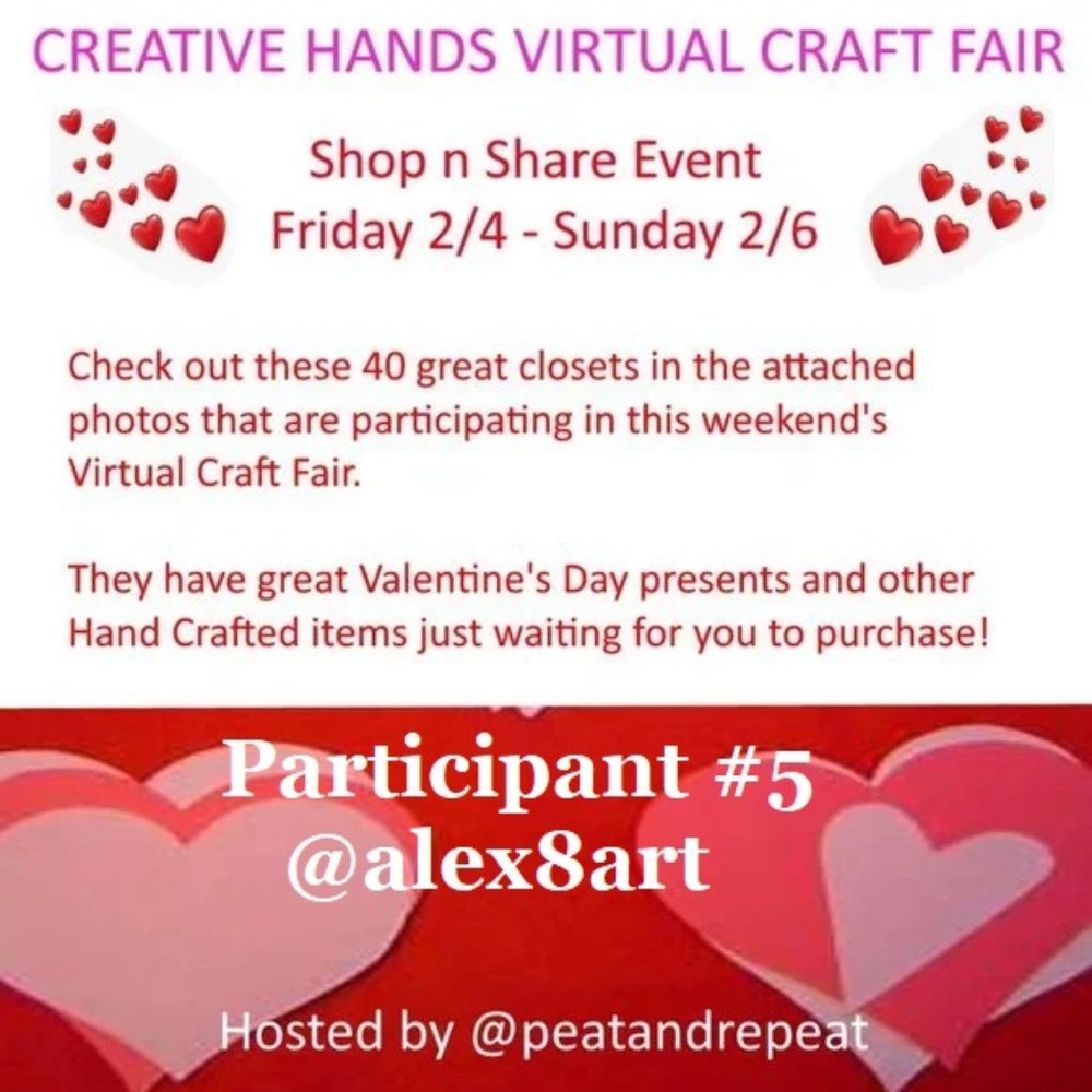 Creative Hands Virtual Craft Fair Participant #5 Shop & Share Event